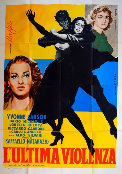 L&#039;ultima violenza - Italian Movie Poster