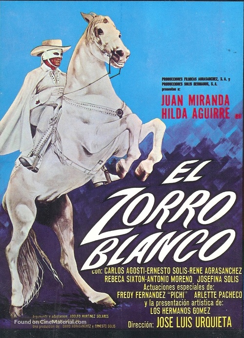 El Zorro blanco - Argentinian Movie Poster