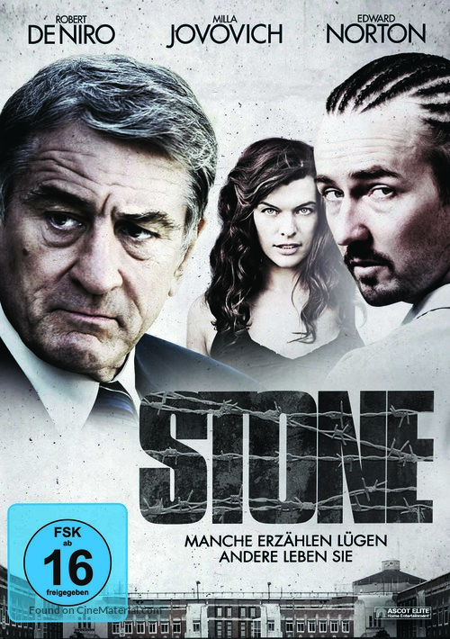 Stone - German DVD movie cover