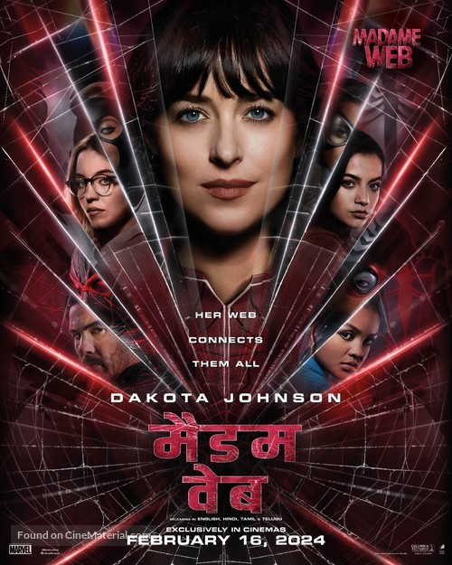 Madame Web - Indian Movie Poster