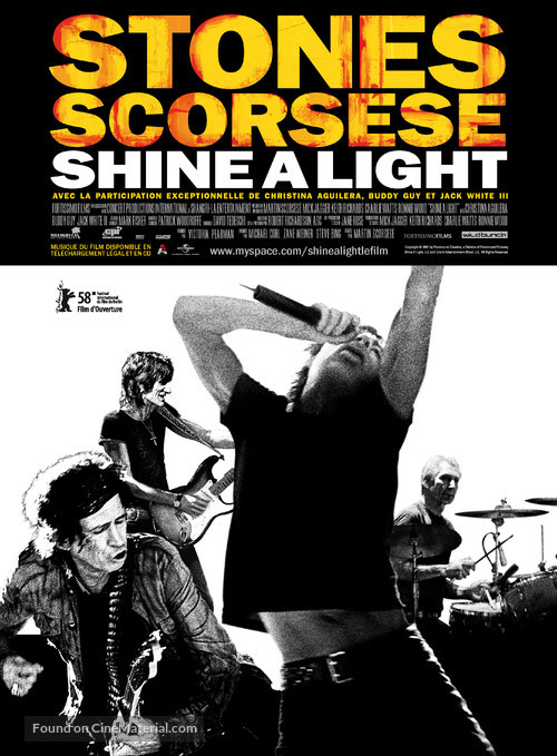 Shine a Light - French Movie Poster