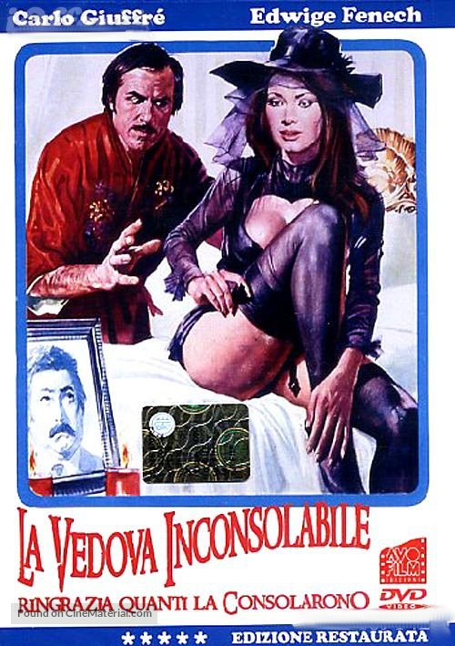 Vedova inconsolabile ringrazia quanti la consolarono, La - Italian DVD movie cover