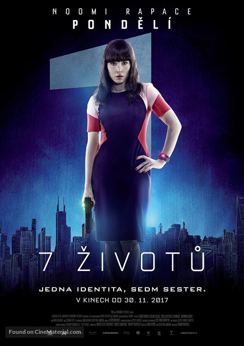 What Happened to Monday - Czech Movie Poster