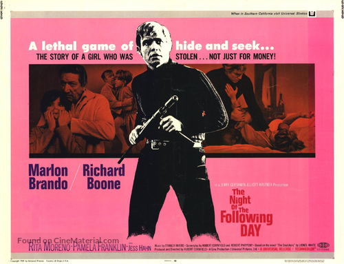 The Night of the Following Day - Movie Poster