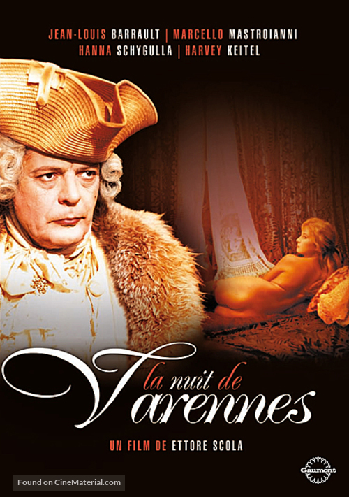 La nuit de Varennes - French DVD movie cover