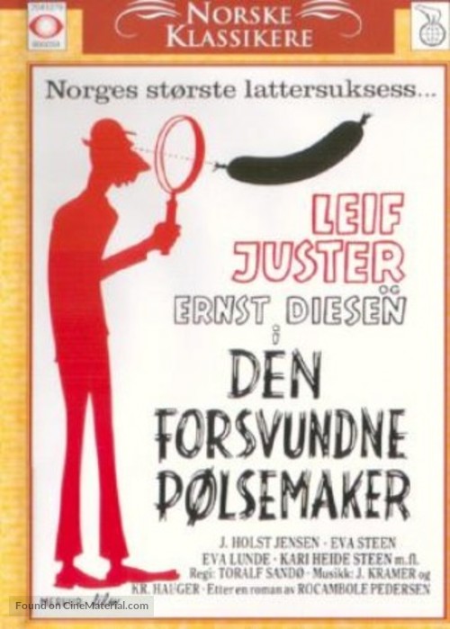 Den forsvundne p&oslash;lsemaker - Norwegian Movie Cover