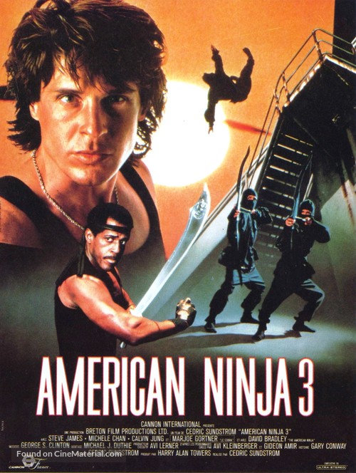 American Ninja 3: Blood Hunt - French Movie Poster