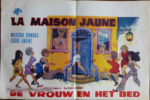 Das gelbe Haus am Pinnasberg - Belgian Movie Poster