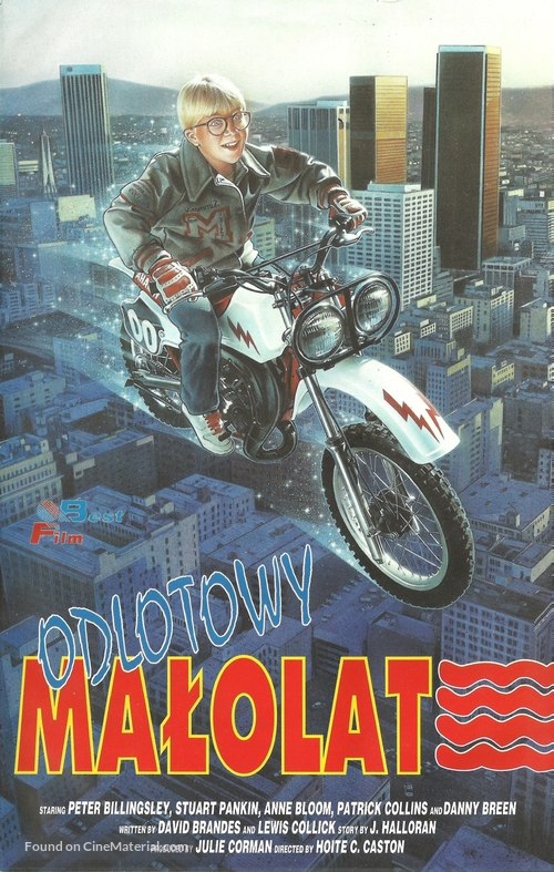 The Dirt Bike Kid - Polish VHS movie cover