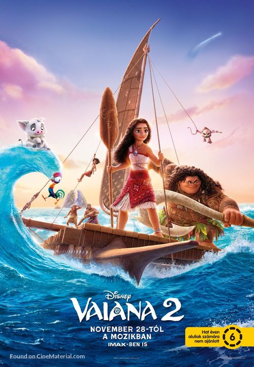 Moana 2 - Hungarian Movie Poster