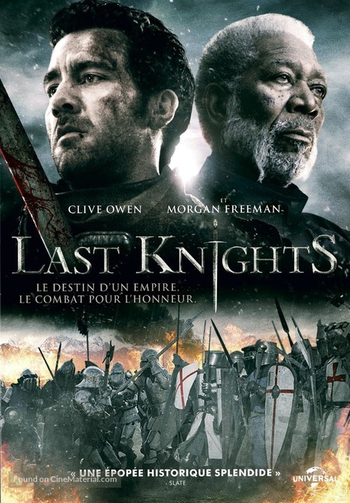 The Last Knights - French DVD movie cover