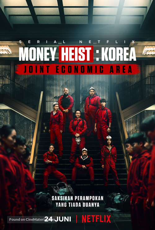 &quot;Money Heist: Korea - Joint Economic Area&quot; - Indonesian Movie Poster