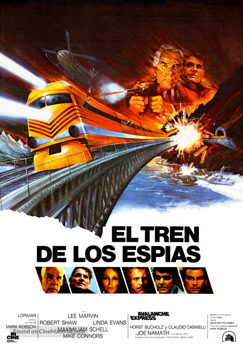 Avalanche Express - Spanish Movie Poster