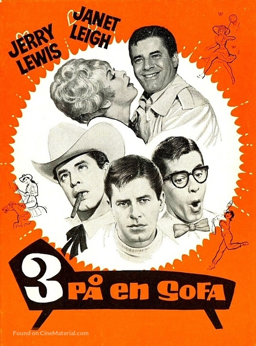 Three on a Couch - Danish Movie Poster