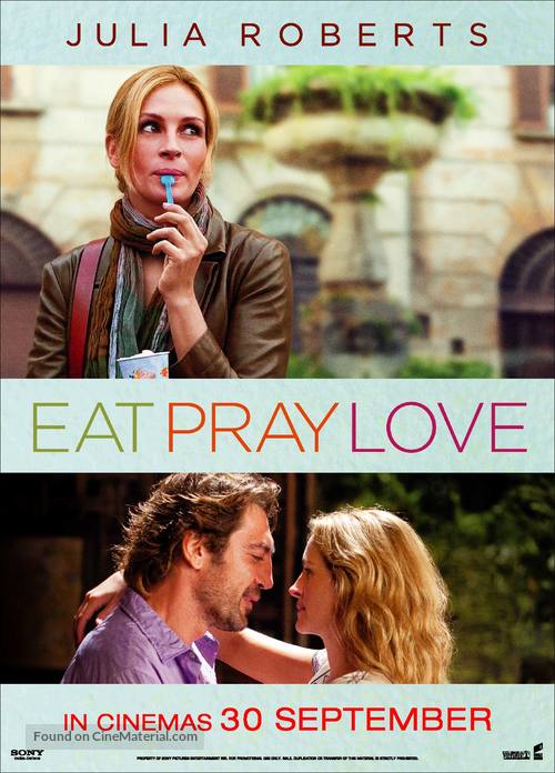 Eat Pray Love - Malaysian Movie Poster