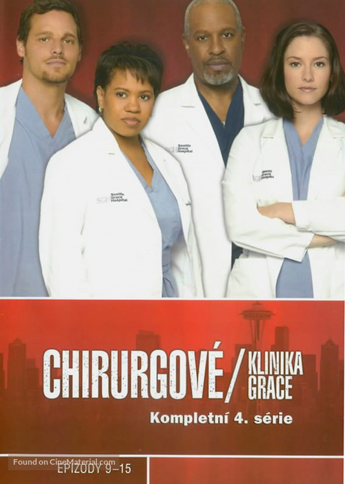 &quot;Grey&#039;s Anatomy&quot; - Czech DVD movie cover