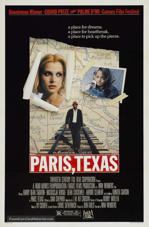 Paris, Texas - Movie Poster