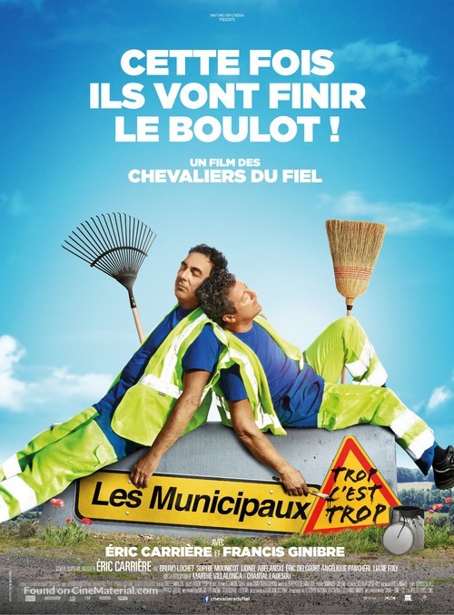 Les municipaux - Trop c&#039;est trop - French Movie Poster