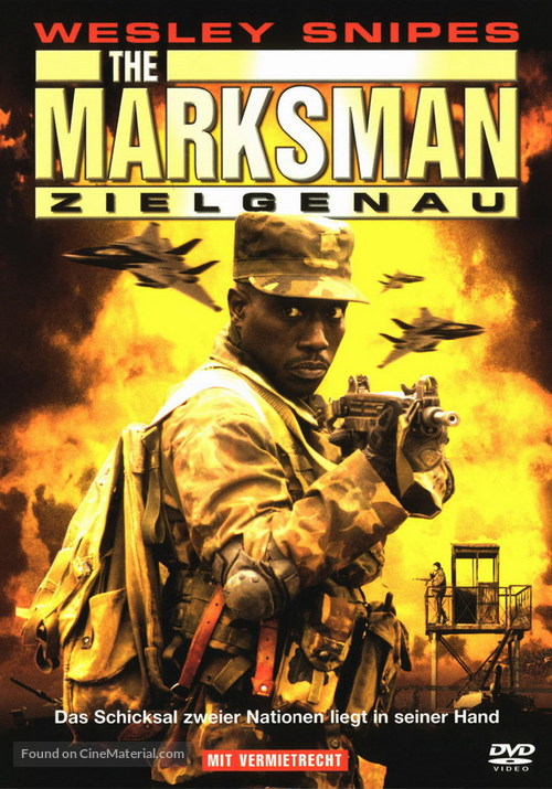 The Marksman - German DVD movie cover