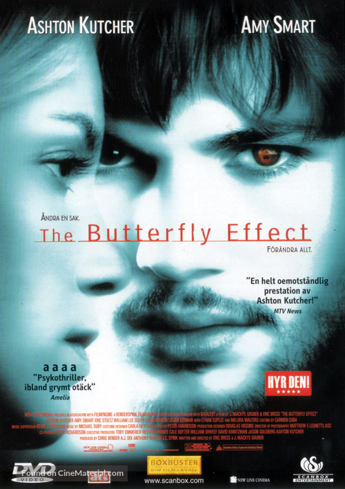 The Butterfly Effect - Swedish Movie Cover