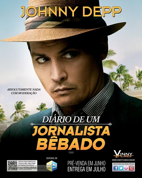 The Rum Diary - Brazilian Movie Poster