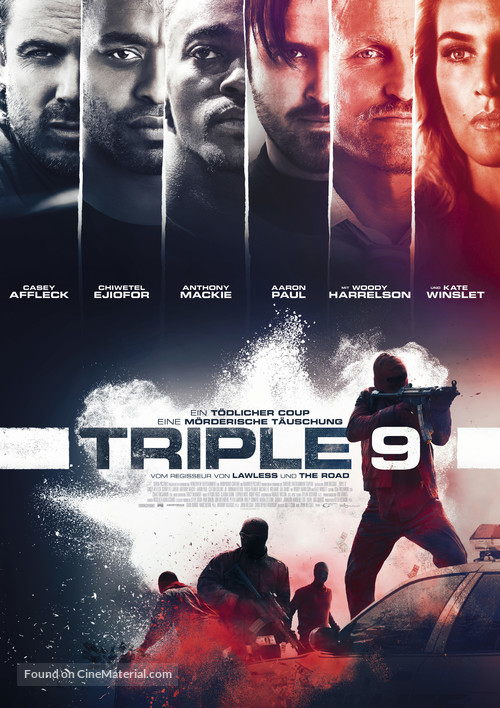 Triple 9 - German Movie Poster