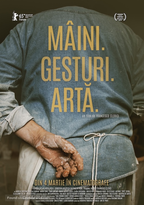 Il gesto delle mani - Romanian Movie Poster