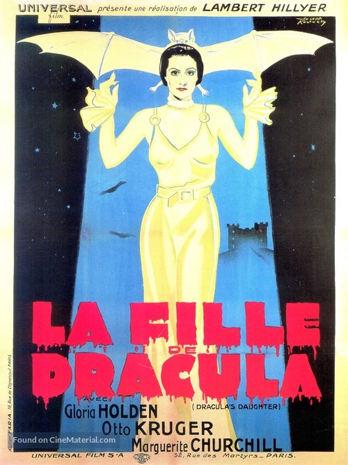 Dracula&#039;s Daughter - French Movie Poster