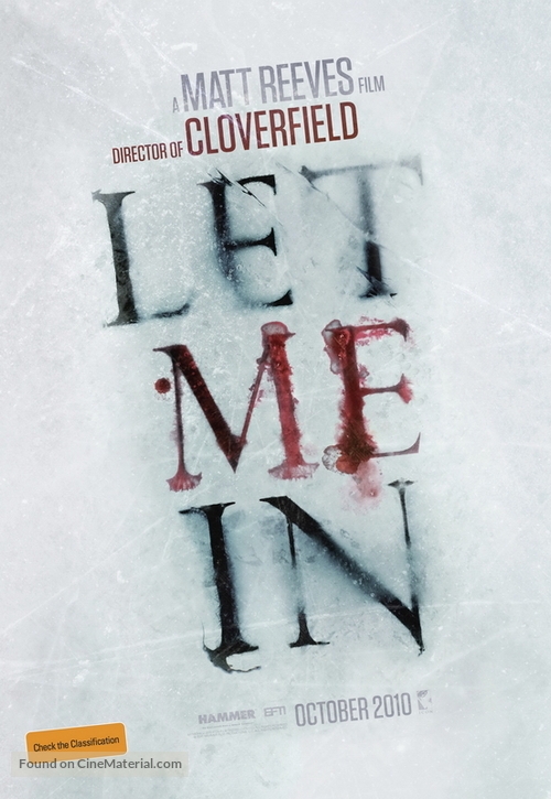 Let Me In - Australian Movie Poster