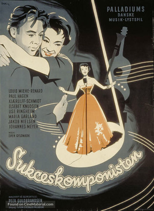 Sukceskomponisten - Danish Movie Poster