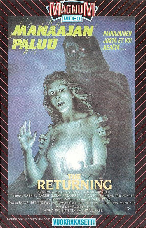 The Returning - Finnish VHS movie cover