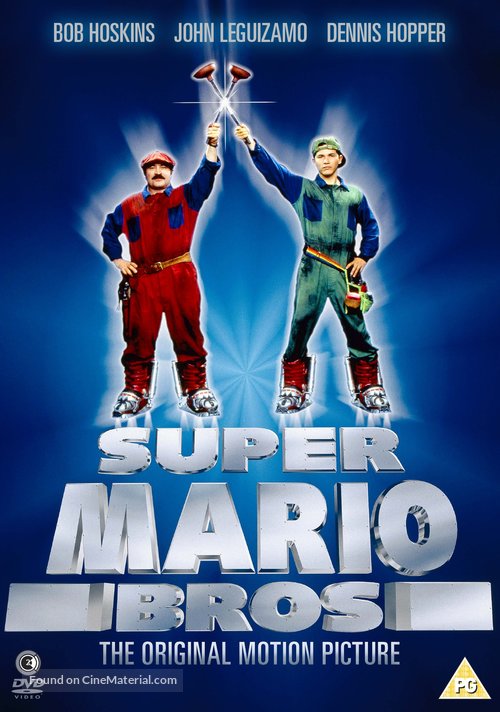 Super Mario Bros. - British DVD movie cover