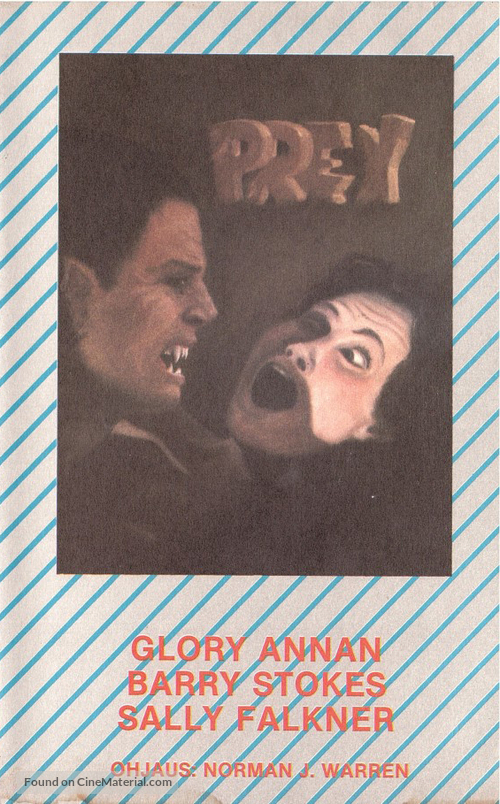 Prey - Finnish VHS movie cover