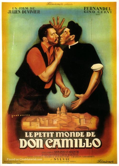 Le Petit monde de Don Camillo - French Movie Poster