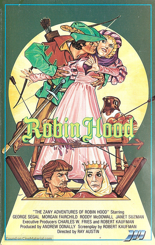 The Zany Adventures of Robin Hood - Finnish VHS movie cover