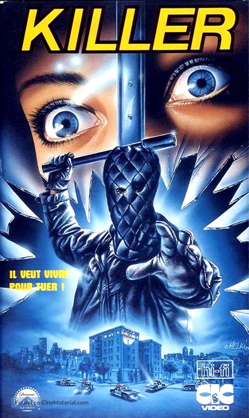 The Killer Who Wouldn&#039;t Die - French VHS movie cover