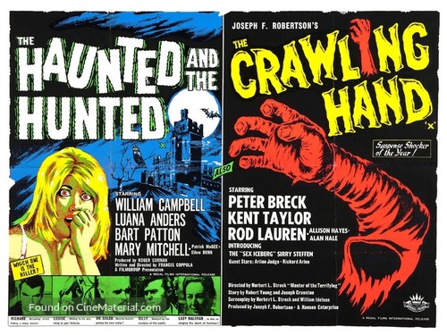The Crawling Hand - British Combo movie poster