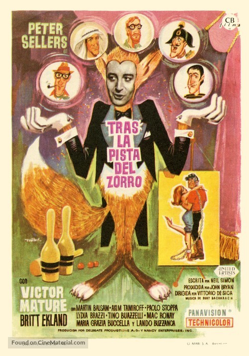 Caccia alla volpe - Spanish Movie Poster