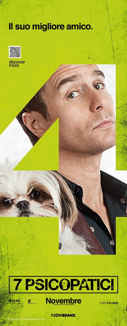 Seven Psychopaths - Italian Movie Poster