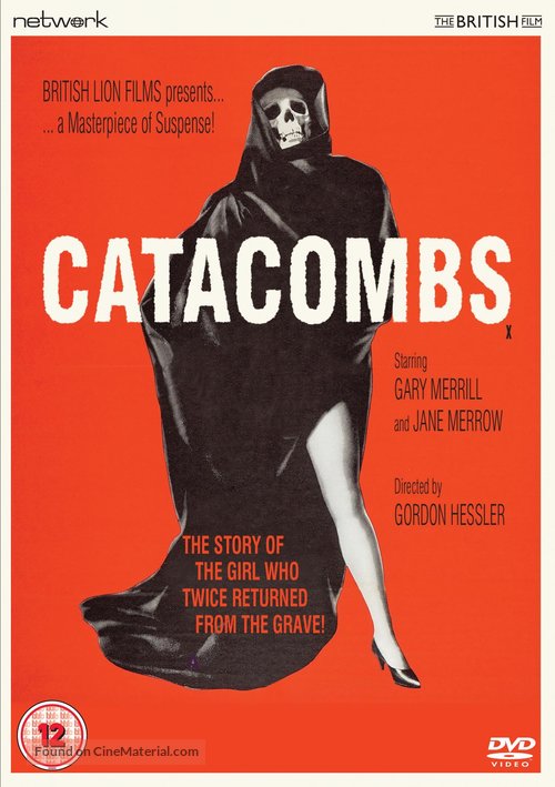 Catacombs - British DVD movie cover