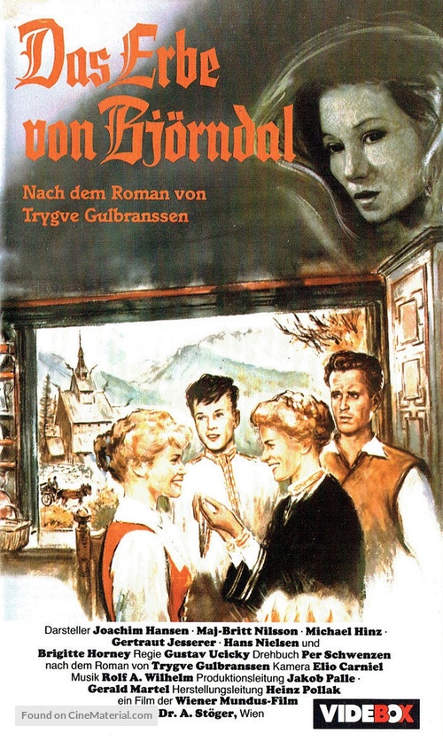 Das Erbe von Bj&ouml;rndal - German VHS movie cover