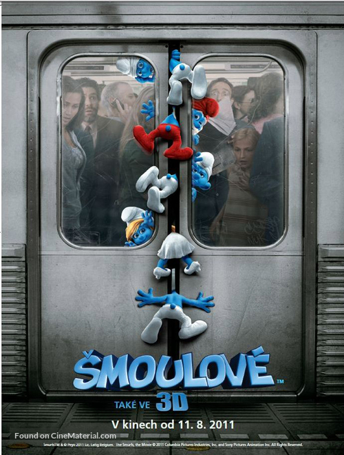 The Smurfs - Czech Movie Poster