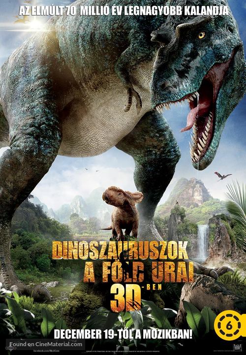 Walking with Dinosaurs 3D - Hungarian Movie Poster