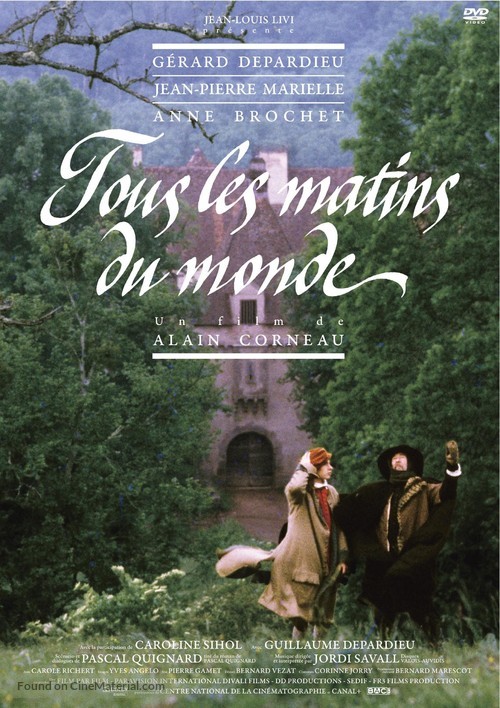 Tous les matins du monde - French DVD movie cover