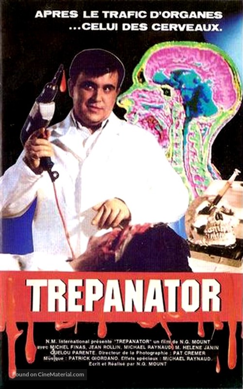 Trepanator - French VHS movie cover