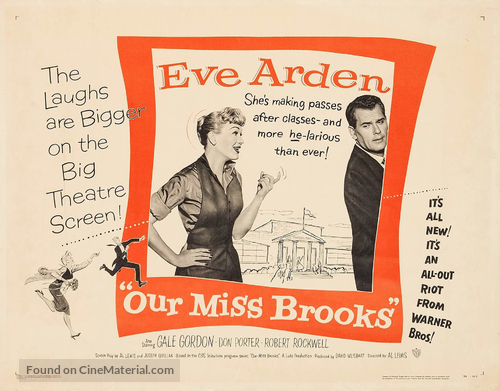 Our Miss Brooks (1956) movie poster