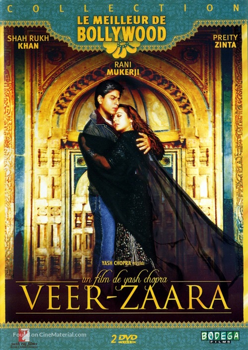 Veer-Zaara - French DVD movie cover