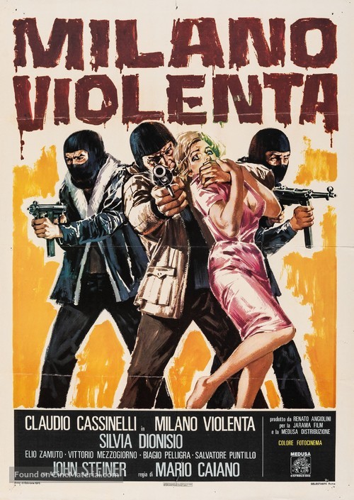 Milano violenta - Italian Movie Poster