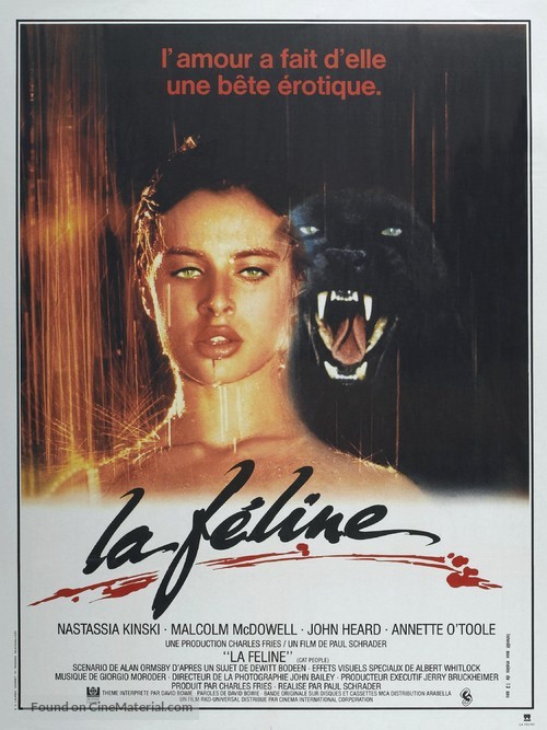 Cat People - French Movie Poster