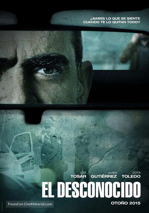 El desconocido - Spanish Movie Poster